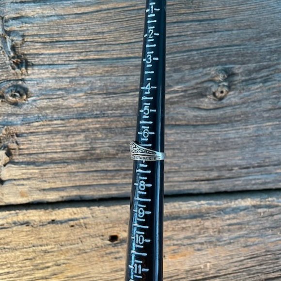 Antique Sterling Silver Marcasite Ring - Picture 7 of 7